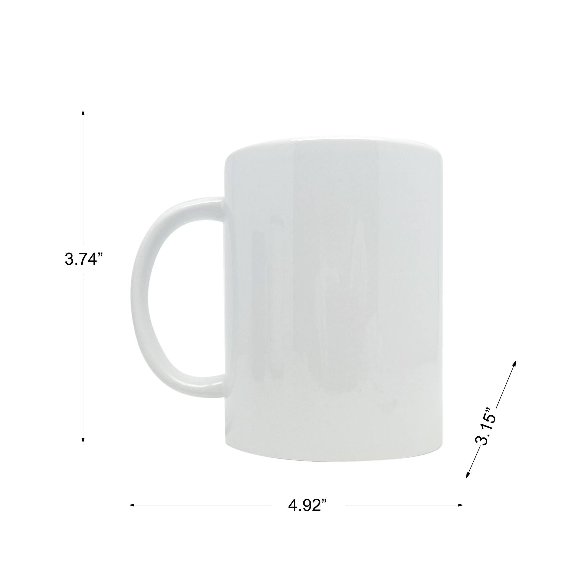 12 Pack: 15oz. White Ceramic Sublimation Mug by Make Market®